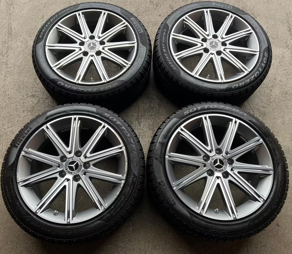 jatntes d'hiver en aluminium d'origine 17" mercedes benz slk w172 r172 jatntes d'hiver en aluminium d'origine 17" mercedes benz slk w172 r172