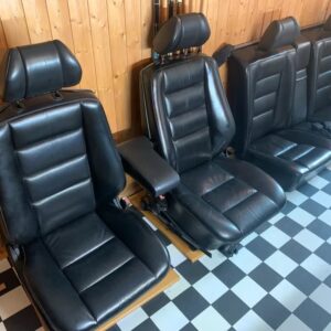 seat w126 individual seats in soft black leather