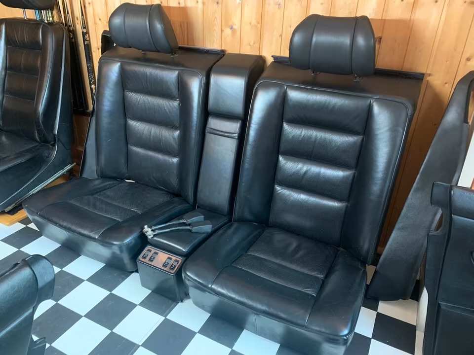 seat w126 individual seats in soft black leather seat w126 individual seats in soft black leather