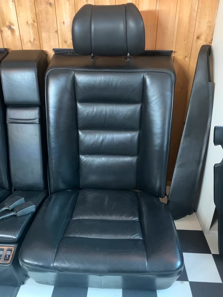 seat w126 individual seats in soft black leather seat w126 individual seats in soft black leather