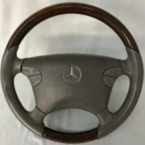 mercedes benz leather and wood steering wheel for w210 and s210 w208