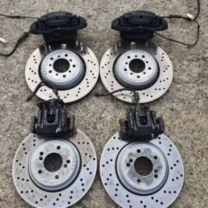 complete braking system for bmw m3 v8 e90, e92, and e93.
