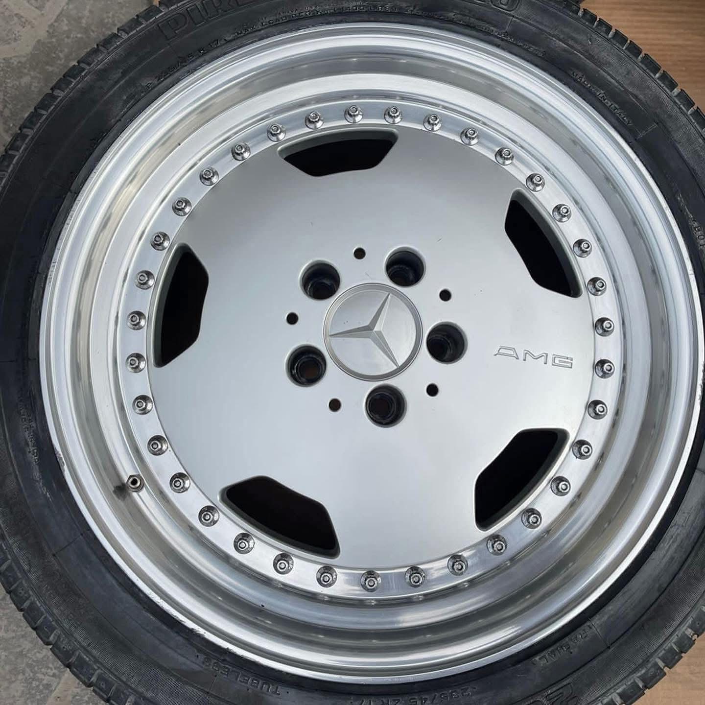 Roues AMG R17 3 pièces décalées d'origine, signées OZ, en excellent état ! - Image 3