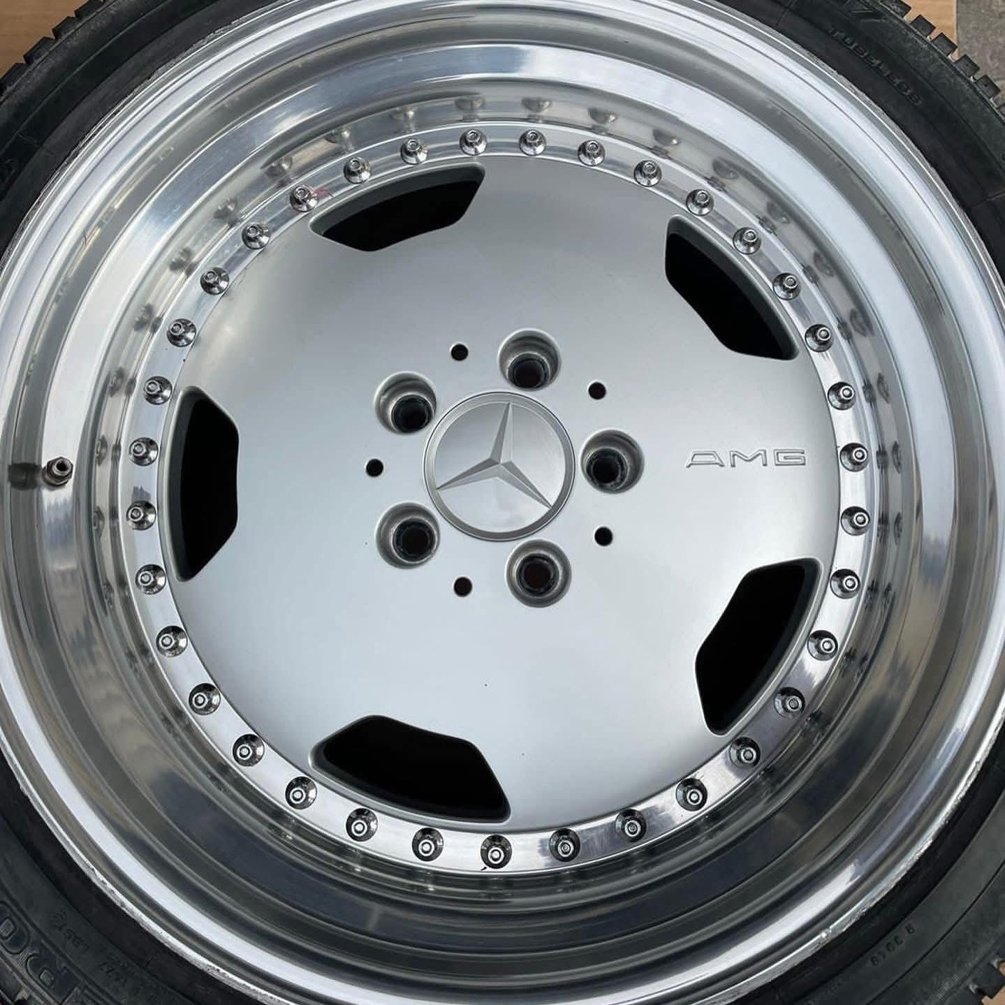 Roues AMG R17 3 pièces décalées d'origine, signées OZ, en excellent état ! - Image 4