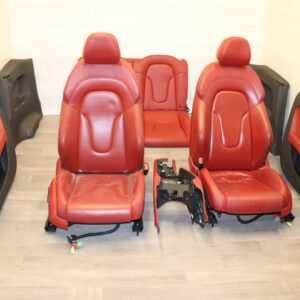 sièges en cuir rouge chauffantes audi tt 8j
