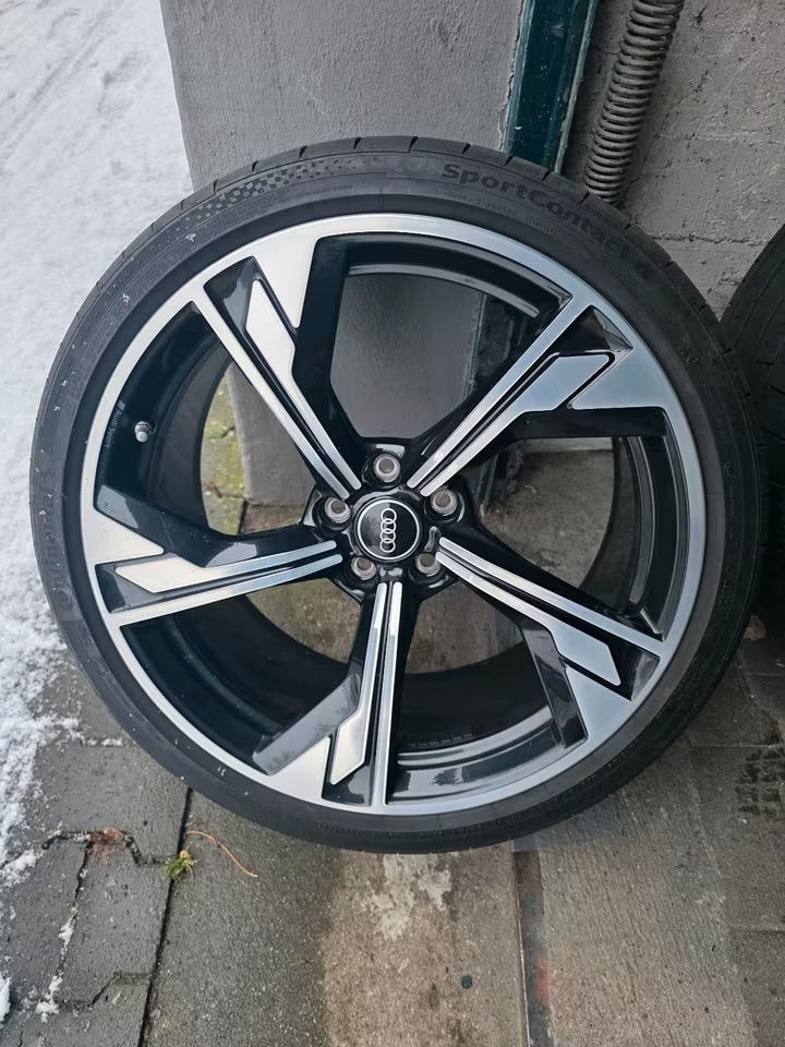 jantes d'origine audi rs5 + pneus continental sportcontact jantes d'origine audi rs5 + pneus continental sportcontact