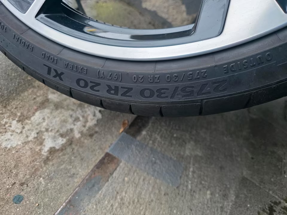 jantes d'origine audi rs5 + pneus continental sportcontact jantes d'origine audi rs5 + pneus continental sportcontact