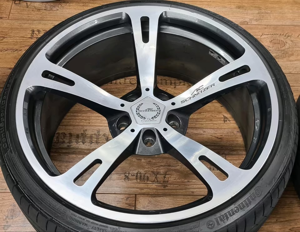 4x jantes d'origine schnitzer bmw m3 e90 e92 pneus d'été forgés! 4x jantes d'origine schnitzer bmw m3 e90 e92 pneus d'été forgés!