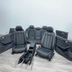 audi a4 b9 8w full leather interior – oem black seats