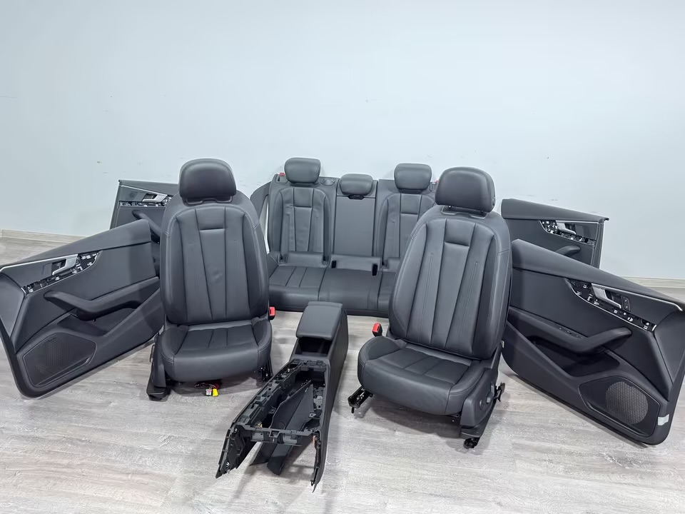audi a4 b9 8w full leather interior – oem black seats audi a4 b9 8w full leather interior – oem black seats