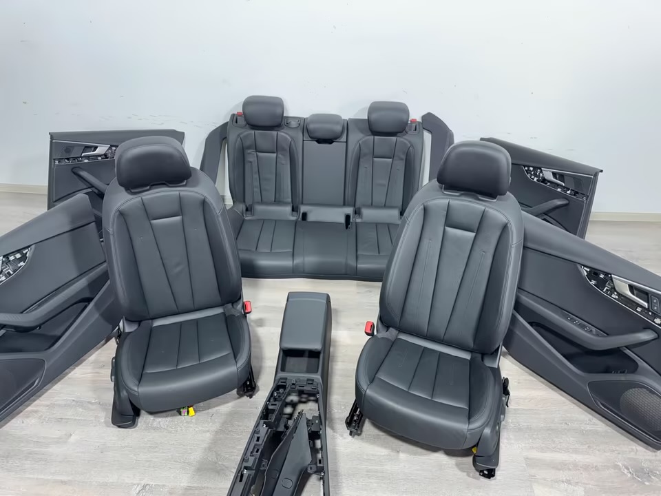 audi a4 b9 8w full leather interior – oem black seats audi a4 b9 8w full leather interior – oem black seats