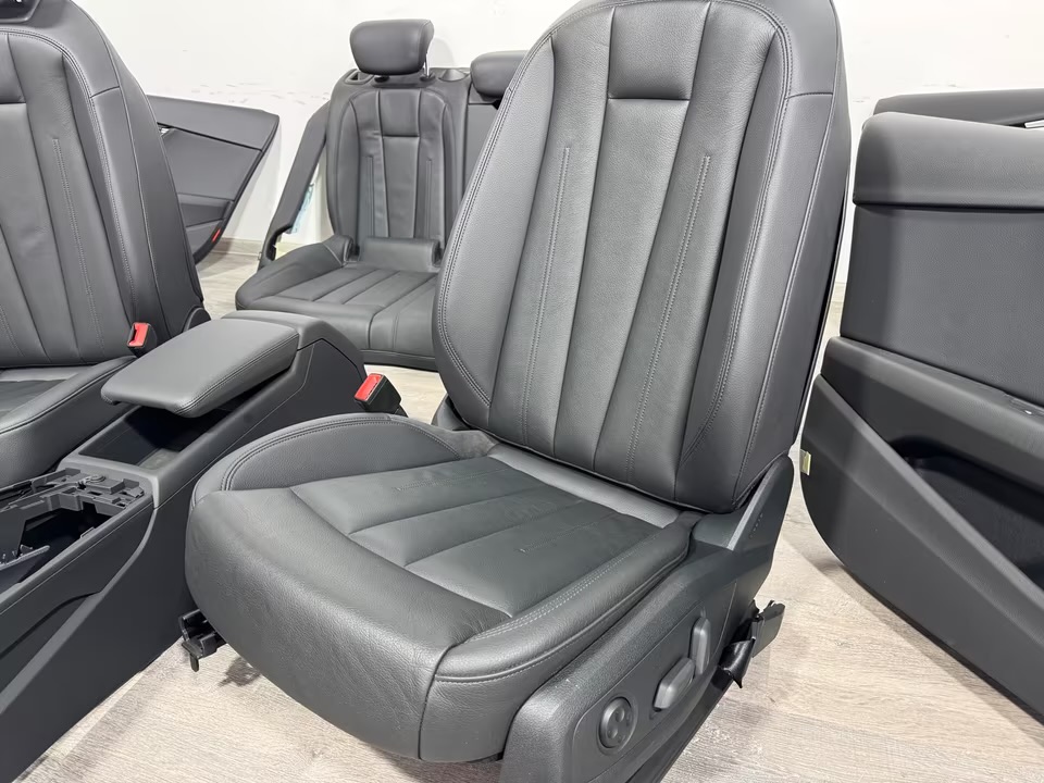 audi a4 b9 8w full leather interior – oem black seats audi a4 b9 8w full leather interior – oem black seats