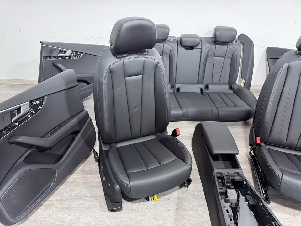 audi a4 b9 8w full leather interior – oem black seats audi a4 b9 8w full leather interior – oem black seats