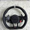 Volant Sport Audi RS Carbone et Cuir Perforé Volant Sport Audi RS Carbone et Cuir Perforé