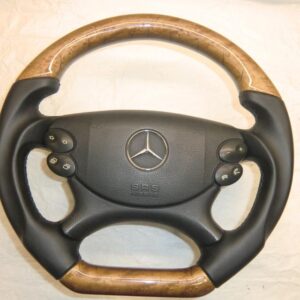 Volant Bois et Cuir Mercedes W209 W211 R230 AMG