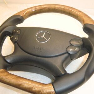 Volant Bois et Cuir Mercedes W209 W211 R230 AMG