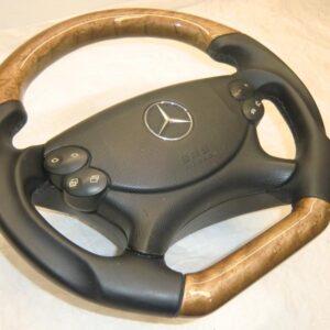 Volant Bois et Cuir Mercedes W209 W211 R230 AMG