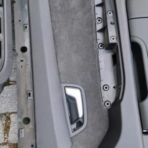 Panneaux-Portes Cuir & Alcantara Noir Audi A8 D3