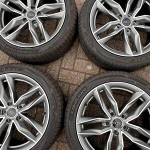 4 Jantes MAM RS3 18" 5x112 Gris Poli Bicolore