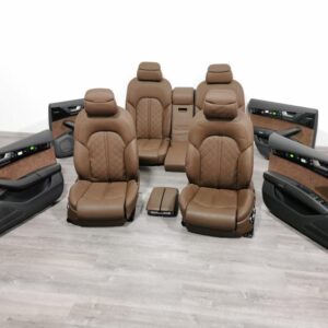 Intérieur Cuir Marron Audi A8 4H - Chauffant
