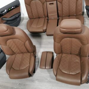 Intérieur Cuir Marron Audi A8 4H - Chauffant