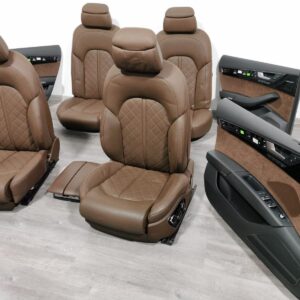 Intérieur Cuir Marron Audi A8 4H - Chauffant