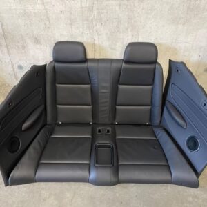 Sièges Sport Cuir Noir BMW Série 1 E88 Cabrio M-Pack Sièges Sport Cuir Noir BMW Série 1 E88 Cabrio M-Pack