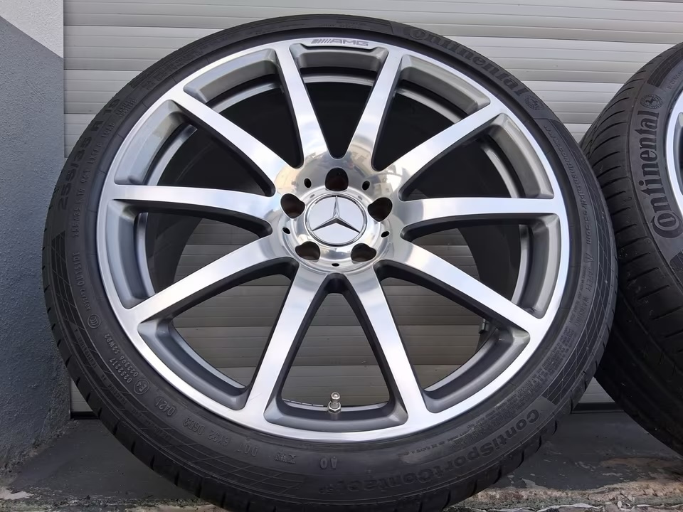 img_8972 OEM Mercedes-Benz SL R230 R231 19”/20” Alloy Wheels with Tires – SL500 SL63 AMG