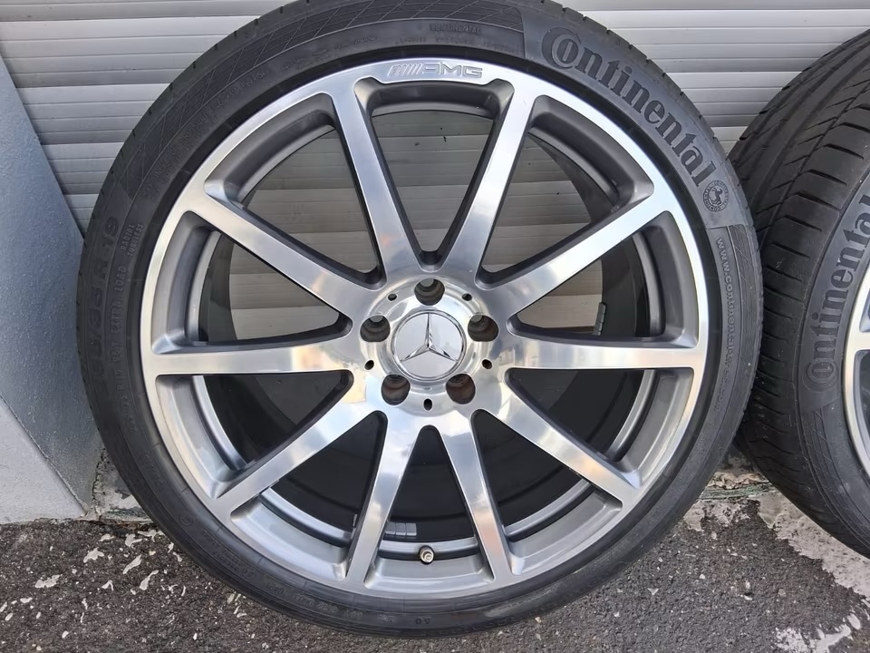 img_8977 OEM Mercedes-Benz SL R230 R231 19”/20” Alloy Wheels with Tires – SL500 SL63 AMG