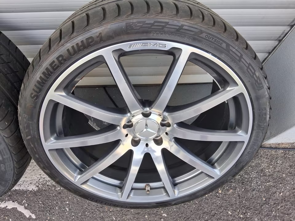 img_8978 OEM Mercedes-Benz SL R230 R231 19”/20” Alloy Wheels with Tires – SL500 SL63 AMG
