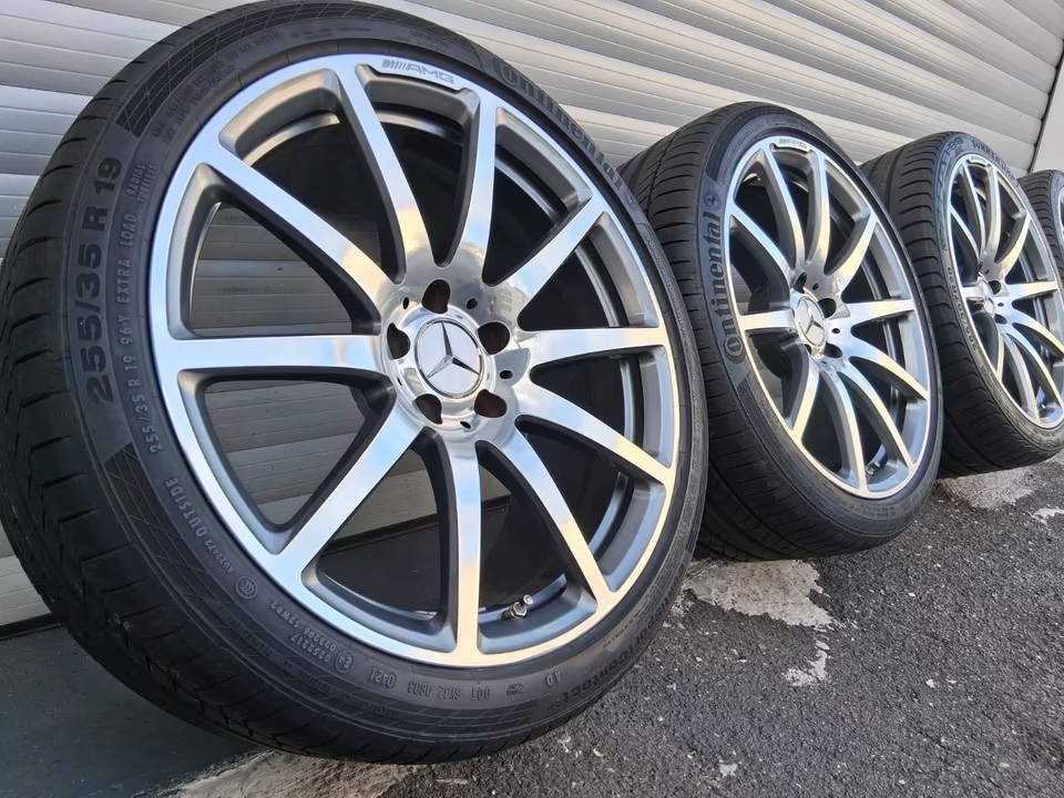 img_8980 OEM Mercedes-Benz SL R230 R231 19”/20” Alloy Wheels with Tires – SL500 SL63 AMG