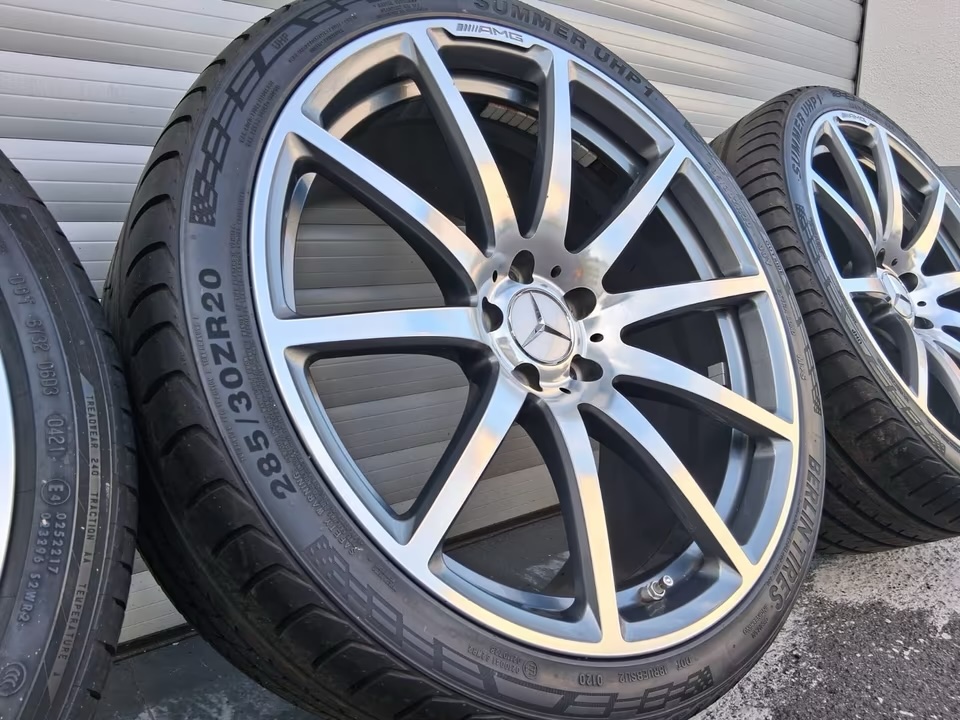 img_8983 OEM Mercedes-Benz SL R230 R231 19”/20” Alloy Wheels with Tires – SL500 SL63 AMG