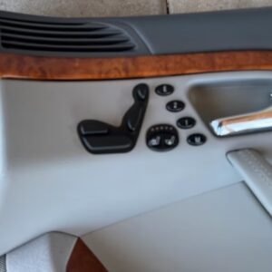 Panneaux de porte cuir gris Mercedes W220 Panneaux de porte cuir gris Mercedes W220