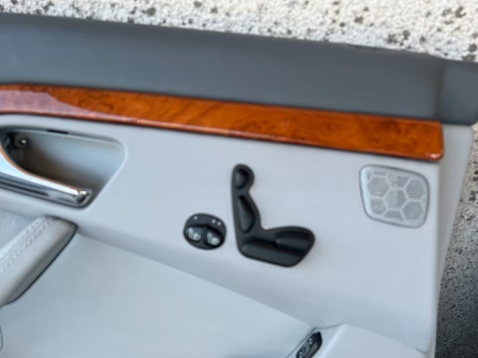 IMG_0110 Panneaux de porte cuir gris Mercedes W220