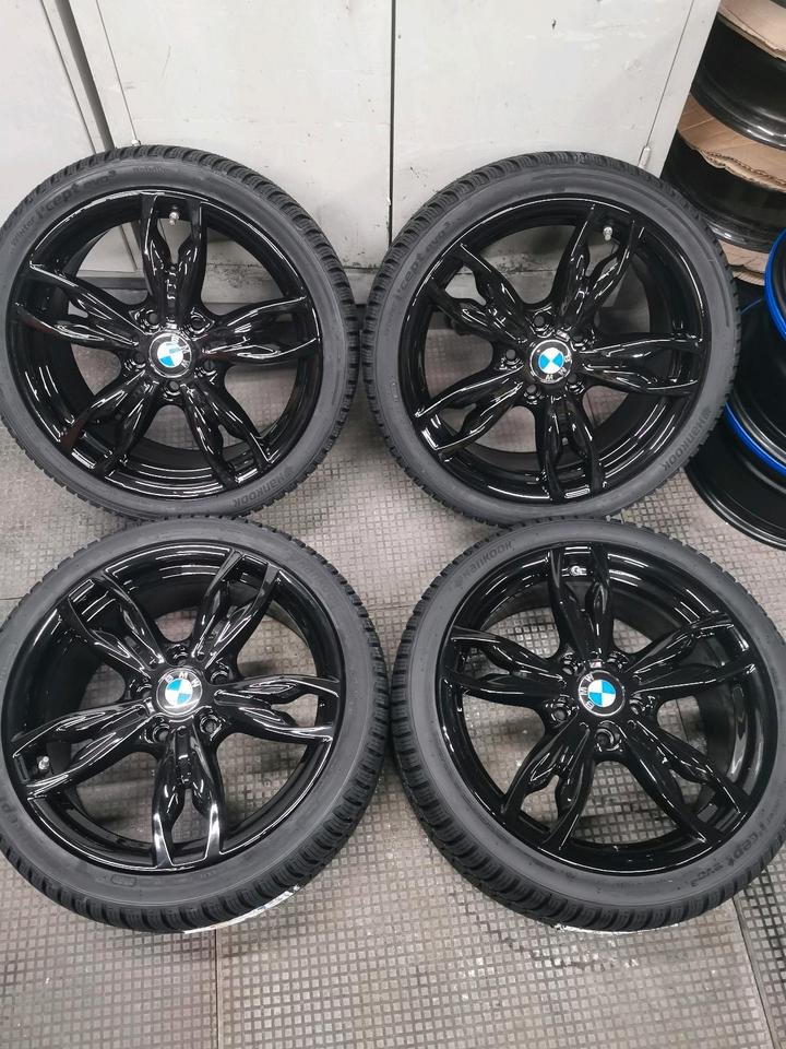 IMG_0408 Jantes 18" BMW Style M436 Noir Brillant Série 1