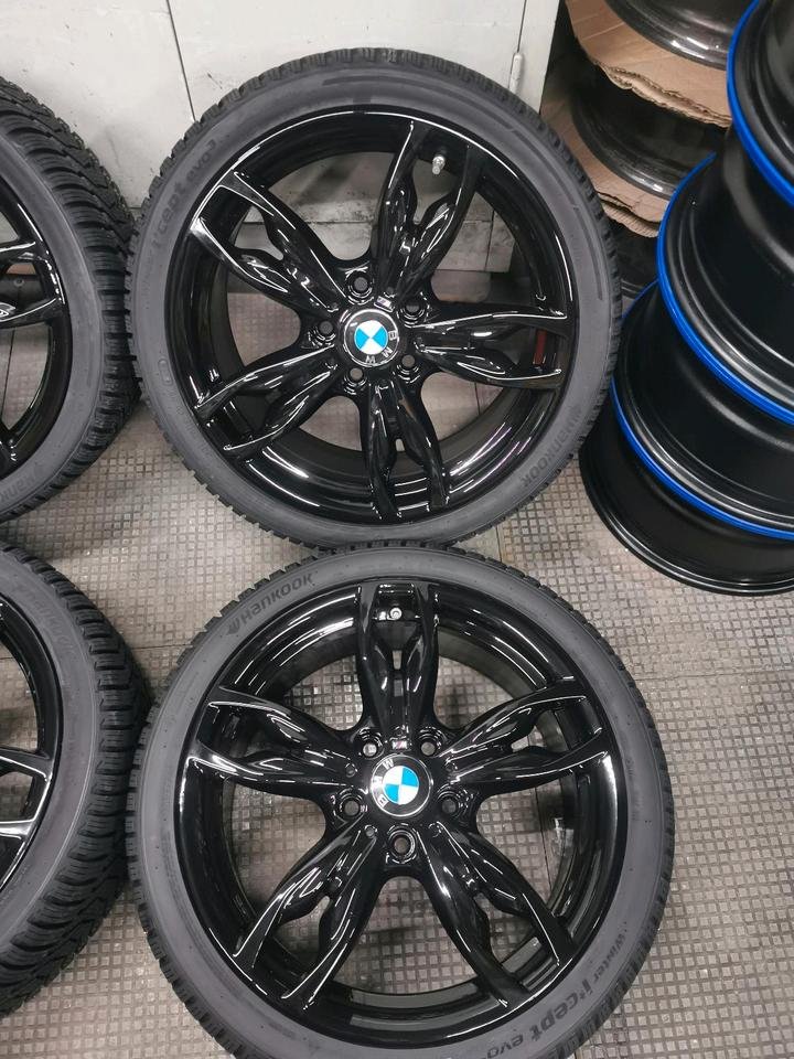 IMG_0410 Jantes 18" BMW Style M436 Noir Brillant Série 1