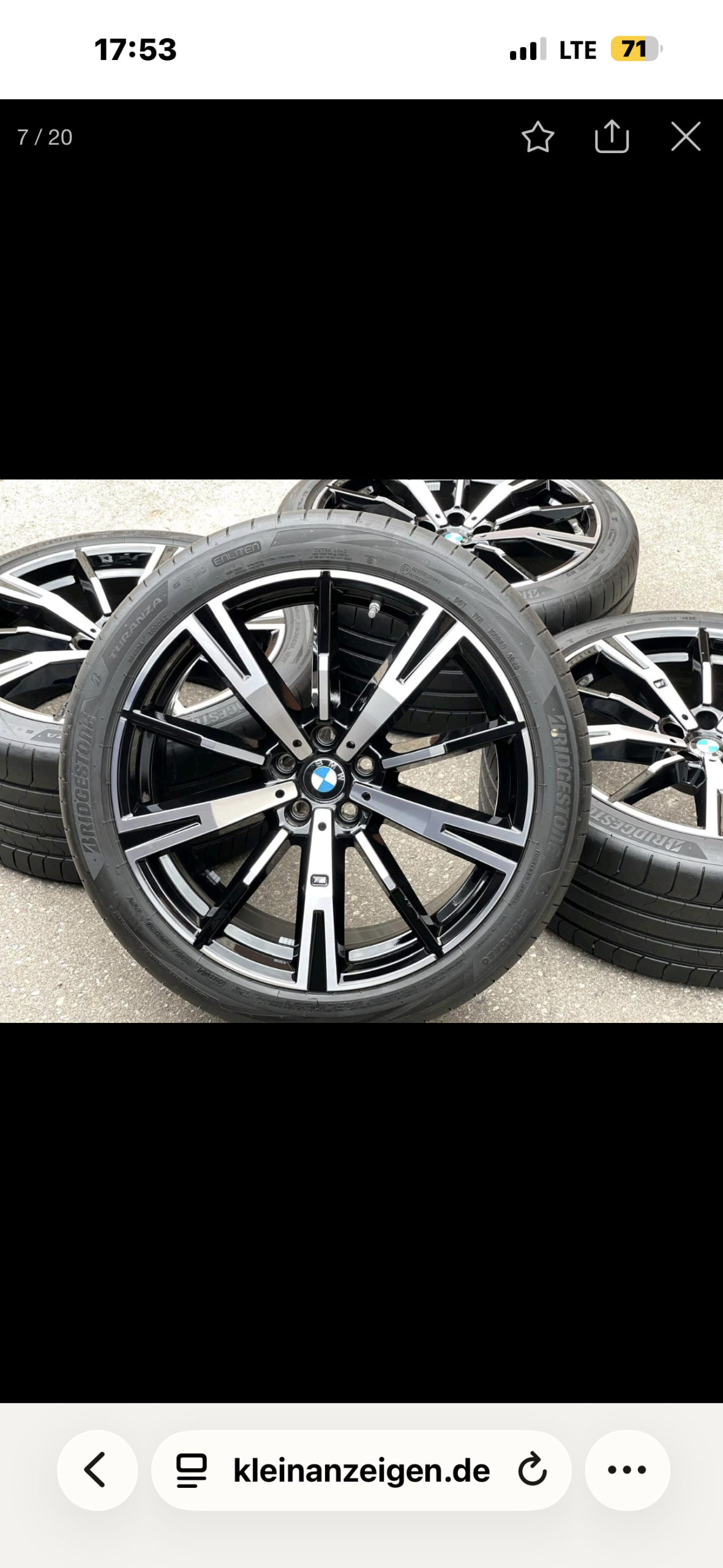 IMG_1293 Jantes BMW 20 Pouces Style 938 M Série 5 G60 G61 i5