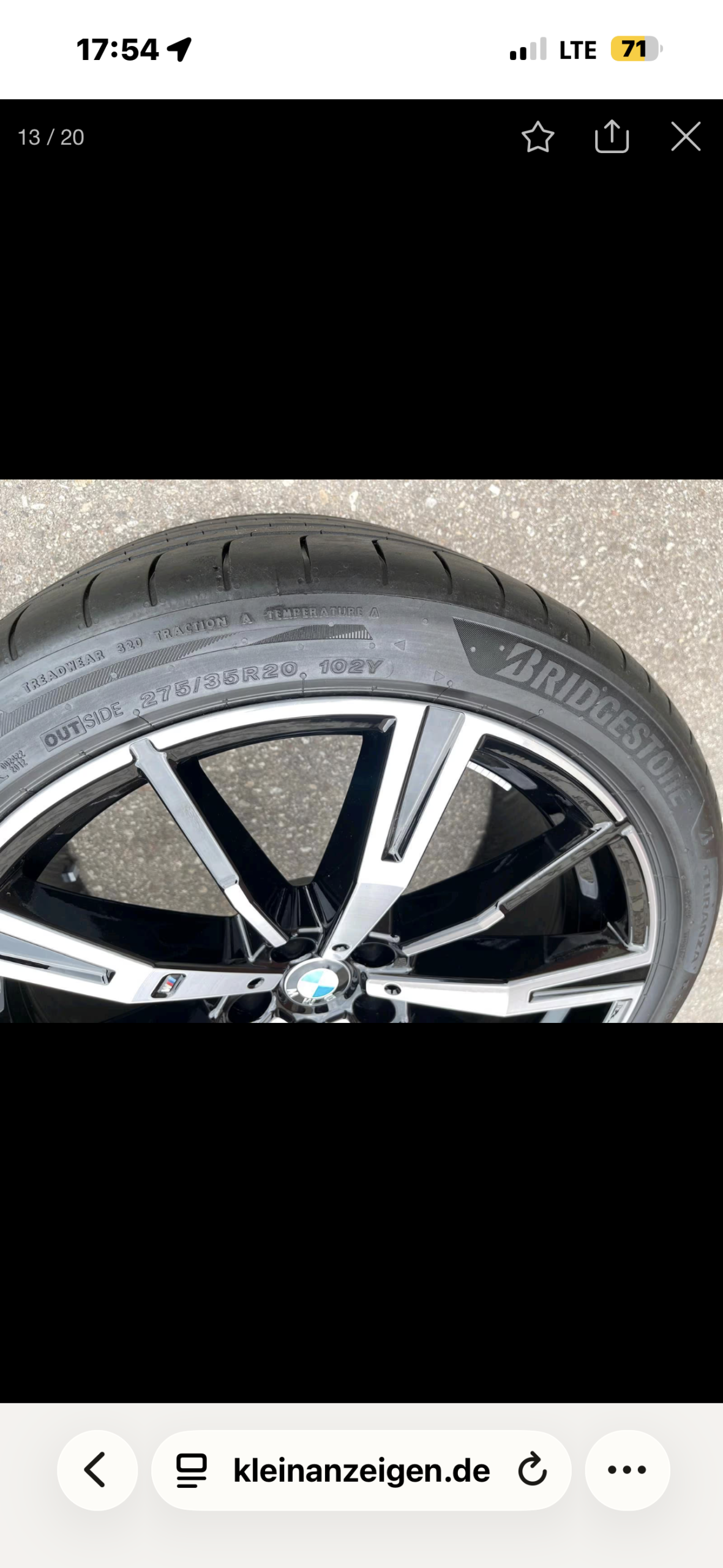 IMG_1297 Jantes BMW 20 Pouces Style 938 M Série 5 G60 G61 i5